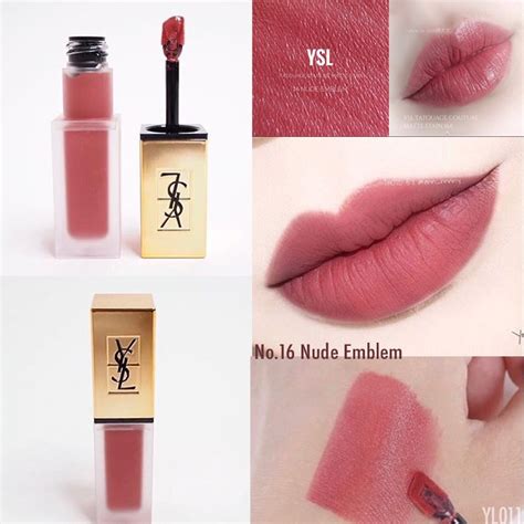 ysl matte lip stain 16 ร ว ว|ysl tattoo couture lip color.